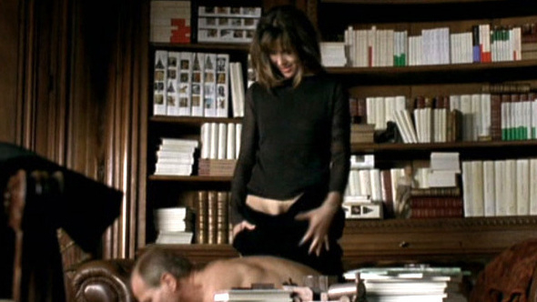 Sophie Marceau Naked in La fidélité. Bush, black hair, bush peeking out. 571621
