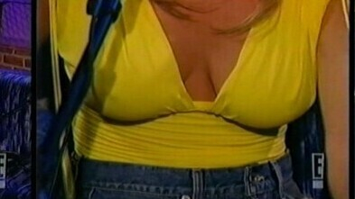 The Howard Stern Show's Sexiest Scenes with Jenny McCarthy. Sexy, cleavage, hands on breasts. 656310
