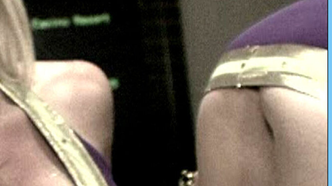 Sexiest Jenny McCarthy Scenes. Sexy, blonde, butt peeking out. 663148