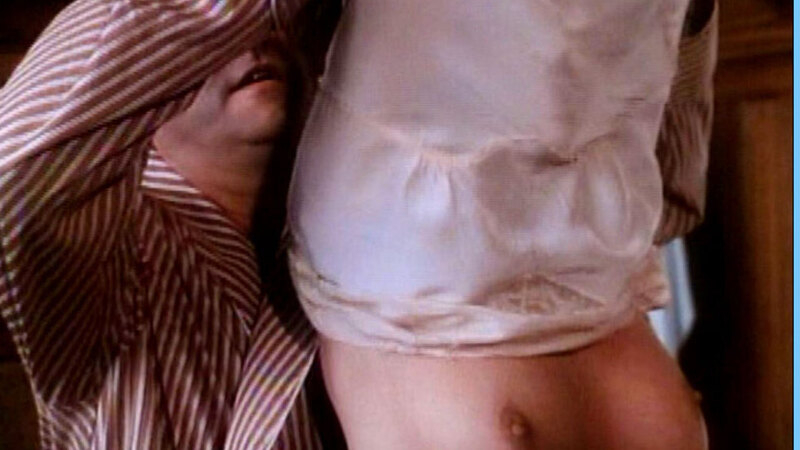 Elizabeth McGovern Naked in Women & Men: Stories of Seduction. Breasts, hard nipples, man behind woman. 548491