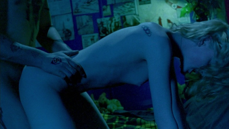 Nudes of Gabe from Romper Stomper. Breasts, bent over table, blond hair. 758826