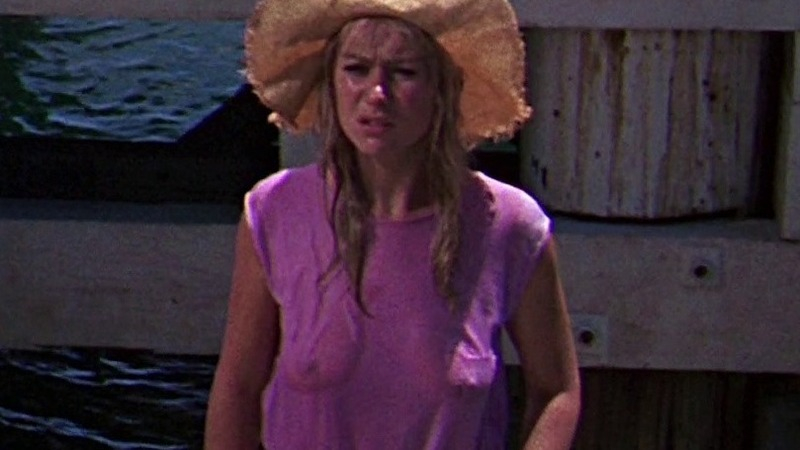 Sexiest Helen Mirren Scene in Age of Consent. Sexy, breasts through dress, outdoors. 745063