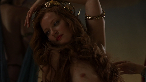 Nudes of Gillian Darmody from Boardwalk Empire. Breasts, gold bracelet, long curly hair. 689520