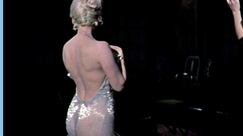Hottest Marilyn Monroe Scene in Let's Make Love. Sexy, SFW, back exposed. 538640