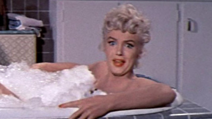 Sexiest Marilyn Monroe Scene in The Seven Year Itch. Sexy, blonde, couple. 585739