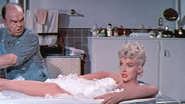 Hottest Marilyn Monroe Scene in The Seven Year Itch. Sexy, SFW, bathtub. 585734