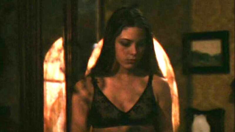 Sexiest Scenes of Matilde from La stanza del vescovo. Underwear, SFW, black bra. 616223