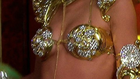 Ornella Muti in Flash Gordon (1980) Sexy Gold And Diamond Outfit Sexy 714736