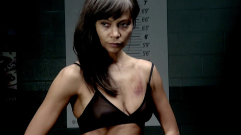Sexiest Scenes of Grace Travis from Rogue. Underwear, Black, SFW. 725753