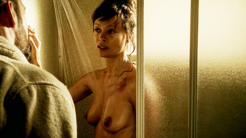 Thandiwe Newton Naked as Grace Travis. Breasts, Black, bruised. 725127