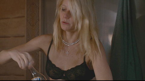 Gwyneth Paltrow in Country Strong (2010) Underwear Black Bra Blonde 695045