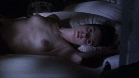 Dee from Grand Canyon Naked. Breasts, dark, laying in bed. 708881