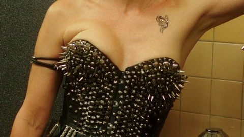 Sexiest Mary-Louise Parker Scene in Behaving Badly. Sexy, black leather corset, blonde. 749845