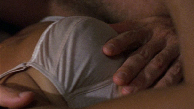 Sexiest Sarah Jessica Parker Scene in Striking Distance. Underwear, cleavage, couple. 706879