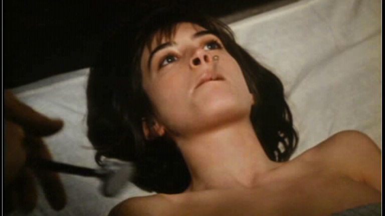 Sexiest Scenes of Carla Martin / Christa Bruckner from The Cold Room. Sexy, dark hair, laying down. 627215