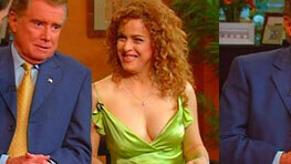 Hottest Bernadette Peters Scene in LIVE! with Kelly. Sexy, SFW, brunette. 661976