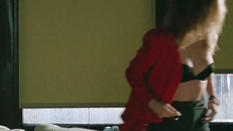 Michelle Pfeiffer in The Fabulous Baker Boys (1989) Underwear Black Bra Blonde 760998