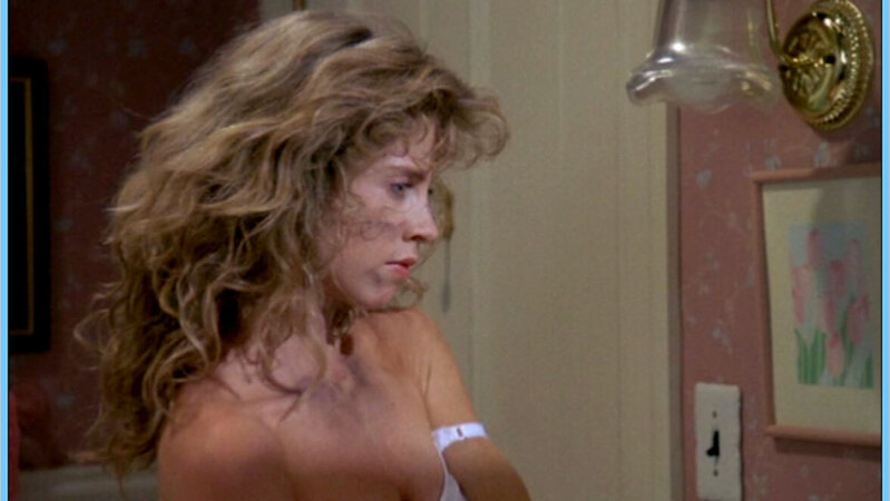 Sexiest Julianne Phillips Scene in Fletch Lives. Underwear, SFW, bathroom. 584185