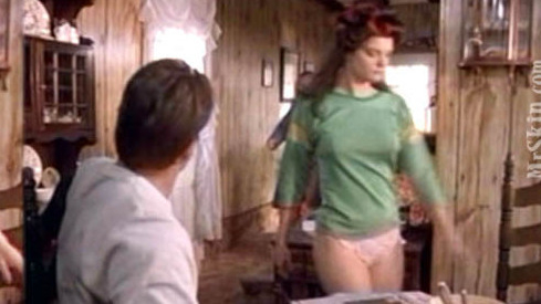 Hottest Martha Plimpton Scene in Pecker. Underwear, collage, curlers in hair. 556340
