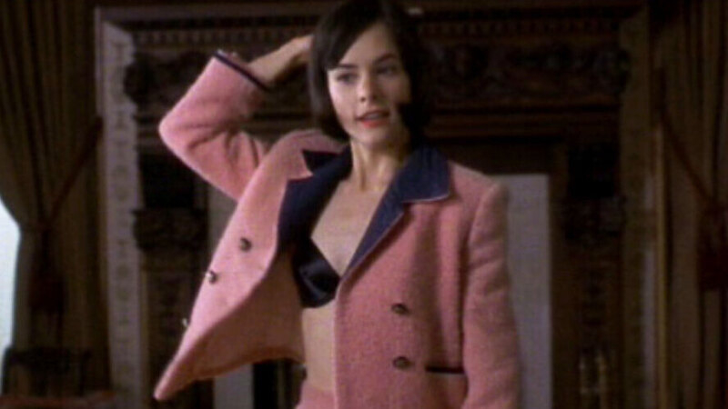 Sexiest Parker Posey Scene in The House of Yes. Underwear, black hair, black underwear. 628669