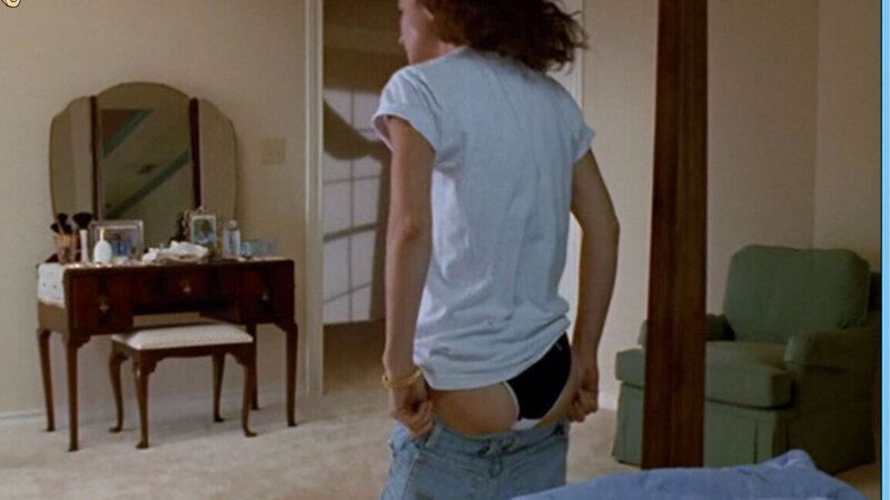 Hottest Annie Potts Scene in Texasville. Underwear, SFW, black underwear. 550598