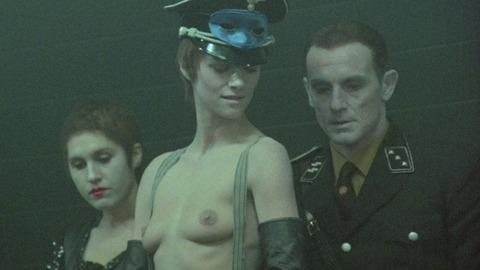 Charlotte Rampling Naked in The Night Porter. Breasts, brunette, long gloves. 753847