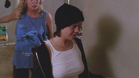Christina Ricci in Monster (2003) Sexy Big Breasts Black Cap 675767