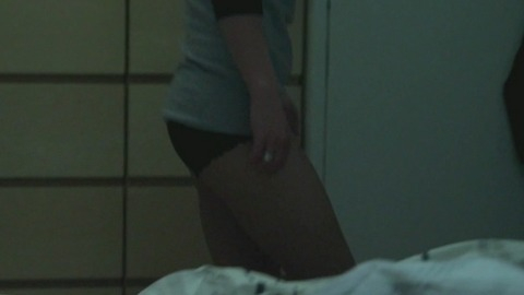Christina Ricci in Around the Block (2013) Sexy Underwear Black Underwear Grey Tank Top 744363