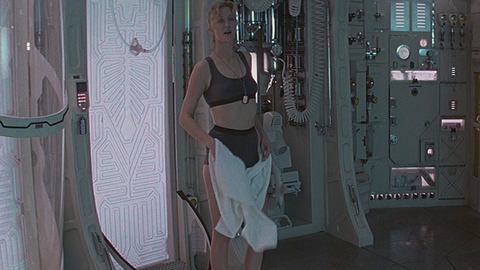 Joely Richardson in Event Horizon (1997) Sexy Gray Panties Gray Tank Top 686362