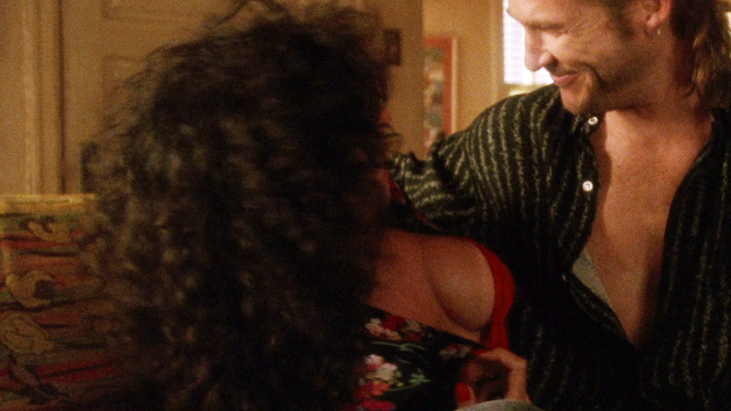 Hottest Mercedes Ruehl Scene in The Fisher King. Underwear, SFW, black curly hair. 705326