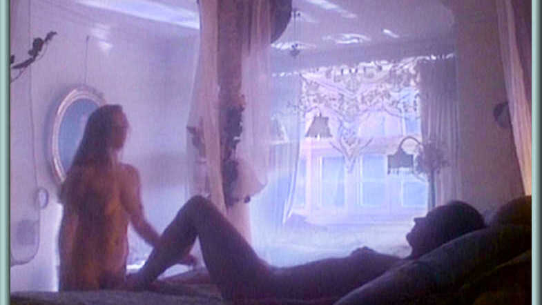 Theresa Russell Nude as Lady Harriet Coal. Breasts, Bush, bedroom, hairy bush. 601232