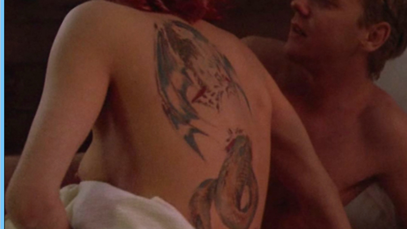 Bev from Promised Land Naked. Breasts, back tattoo, couple. 551747