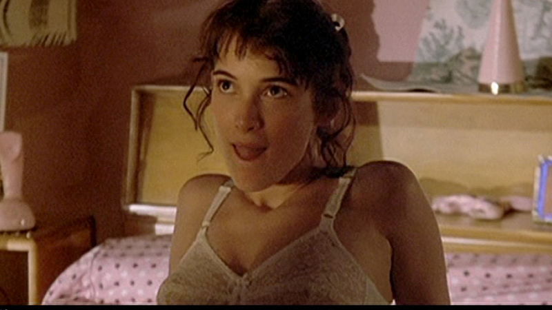 Hottest Winona Ryder Scene in Great Balls of Fire. Underwear, SFW, brunette. 681656