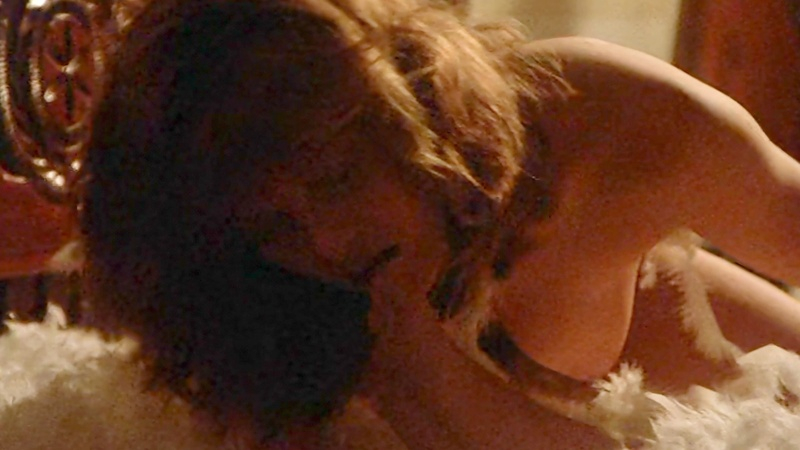 Nudes of Terri from The Coca-Cola Kid. Breasts, brunette, feathers. 551982