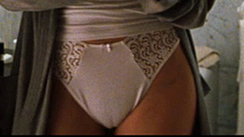 Charlize Theron in The Devil's Advocate (1997) Underwear Bathroom Blonde 715337