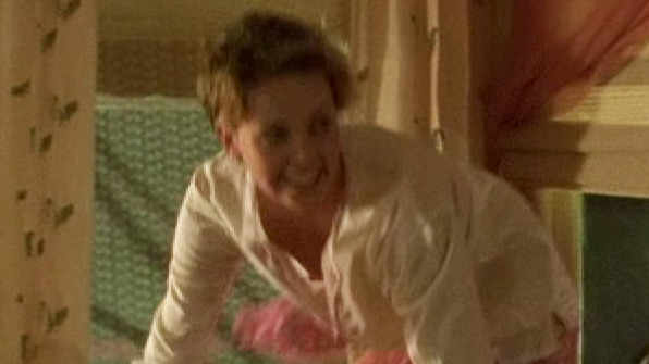Charlize Theron Nude as Sara Deever. Breasts, blonde, down blouse. 801188