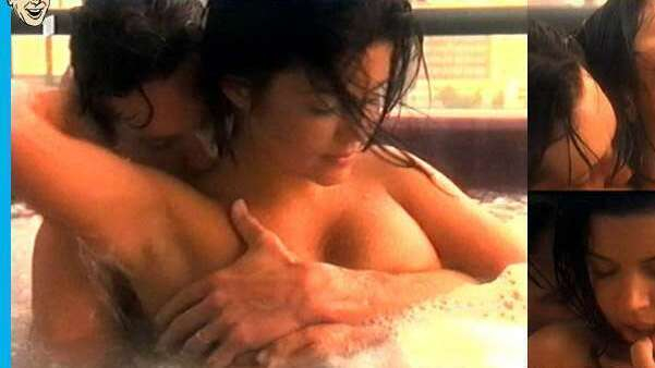 Hottest Annalisse Scenes. Sexy, arm covering breasts, collage. 553605
