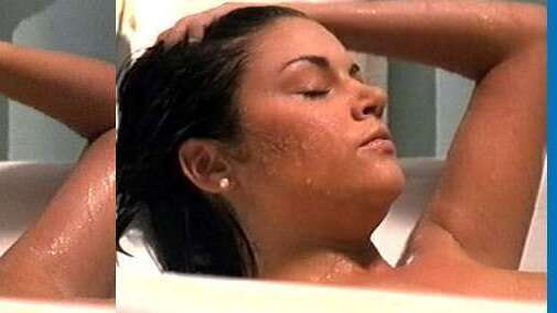 Hottest Tiffani-Amber Thiessen Scene in Buried Secrets. Sexy, bathtub, collage. 553604