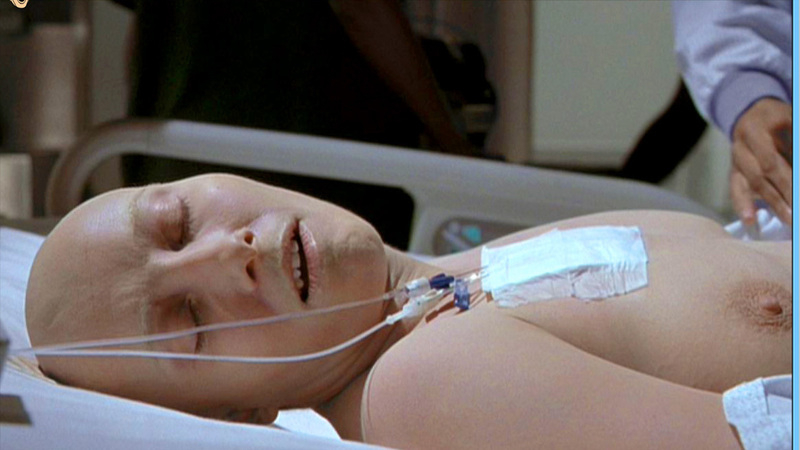 Emma Thompson Naked in Wit. Breasts, bald, big breasts. 581041