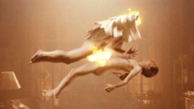 Emma Thompson Naked in Angels in America. Breasts, angel, couple. 660577