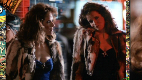 Sexiest Scenes of Sylvia Vane from Tales from the Crypt. Underwear, SFW, black bra. 654209
