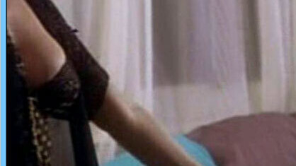 Relax... It's Just Sex's Sexiest Scenes with Jennifer Tilly. Sexy, black top, cleavage. 563016