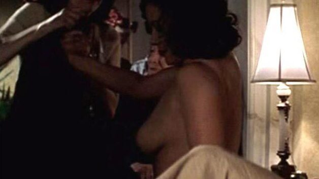 Jennifer Tilly Naked as Gillian Stevens. Breasts, back exposed, black hair. 608541