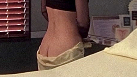 Janine Turner Naked as Dorothy. Butt, black top, butt peeking out. 860763