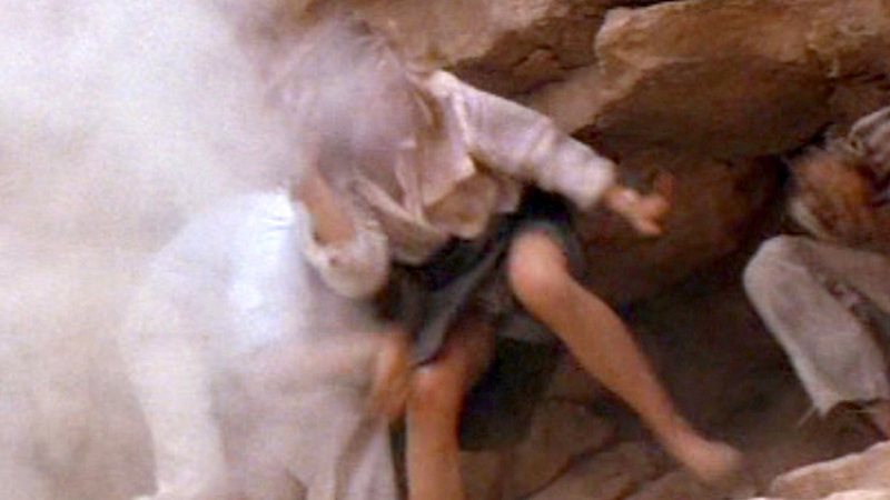 Hottest Kathleen Turner Scene in The Jewel of the Nile. Underwear, SFW, upskirt. 612572