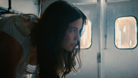 Hottest Meg Abbott Scenes. Sexy, Underwear, SFW, back of truck. 775809