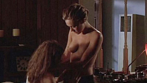 Amy from If These Walls Could Talk 2 Naked. Breasts, Lesbian, brunette, nude. 559631