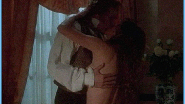 Hottest Jane Seymour Scene in Enslavement: The True Story of Fanny Kemble. Sexy, brunette, fully clothed man. 560918