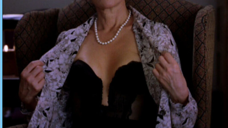 Sexiest Jane Seymour Scene in Blind Dating. Sexy, black corset, black lingerie. 649879