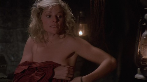 Helen Shaver in The Park Is Mine (1986) Sexy Blonde Covering Up Breasts 759695
